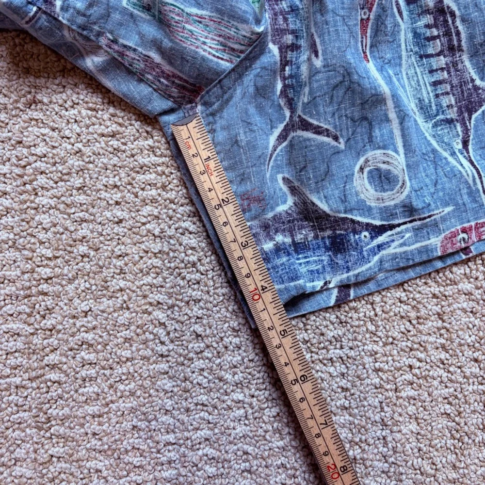 Reyn‎ Spooner XXL Marshall Madruga Fishing Swim Trunks Blue Marlin Mahi Mahi